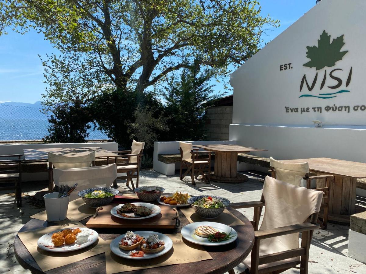 Hotel Nisi Glamping Paralía Rachon Exterior foto
